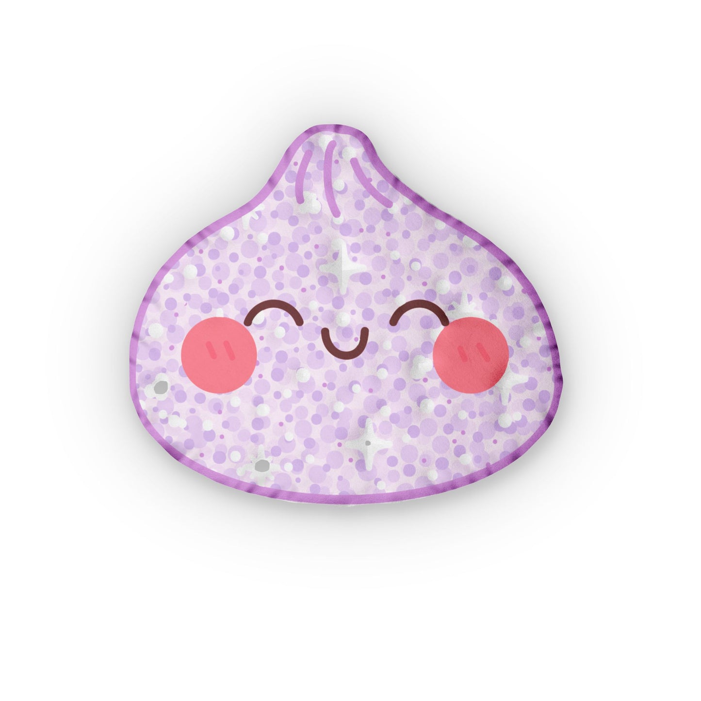 Purple Blossom Custom Shaped Pillow