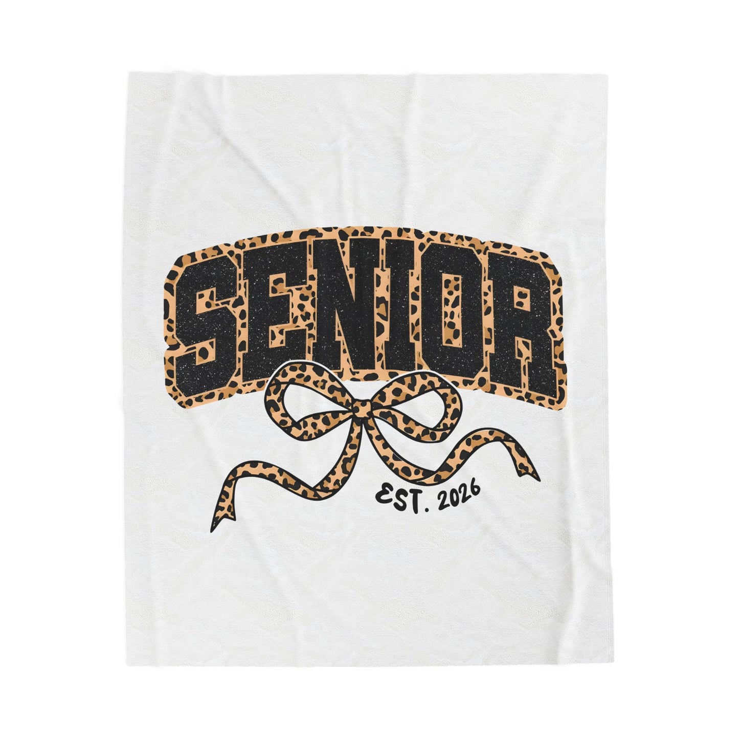 Senior Leopard Print Blanket