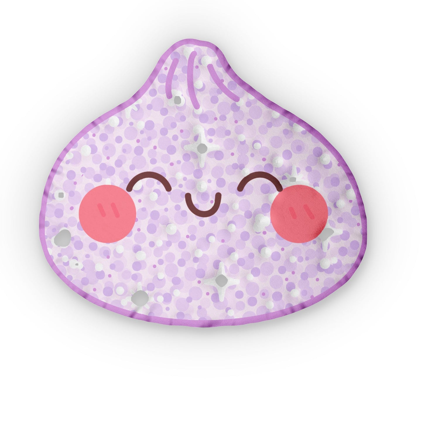 Purple Dumpling Shaped Pillow