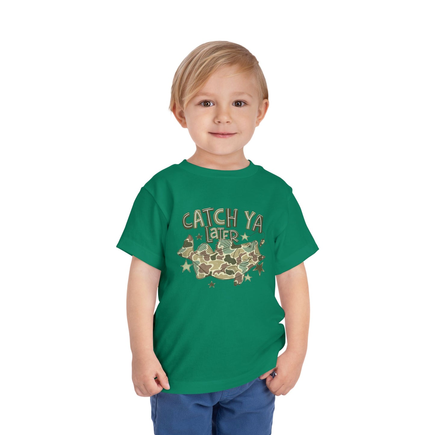 Toddler Tee — "Catch Ya Later" Camo