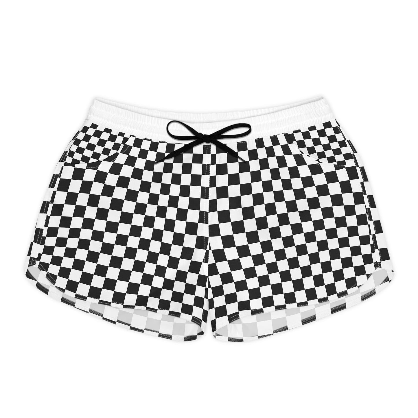 Checkerboard Women's Casual Shorts