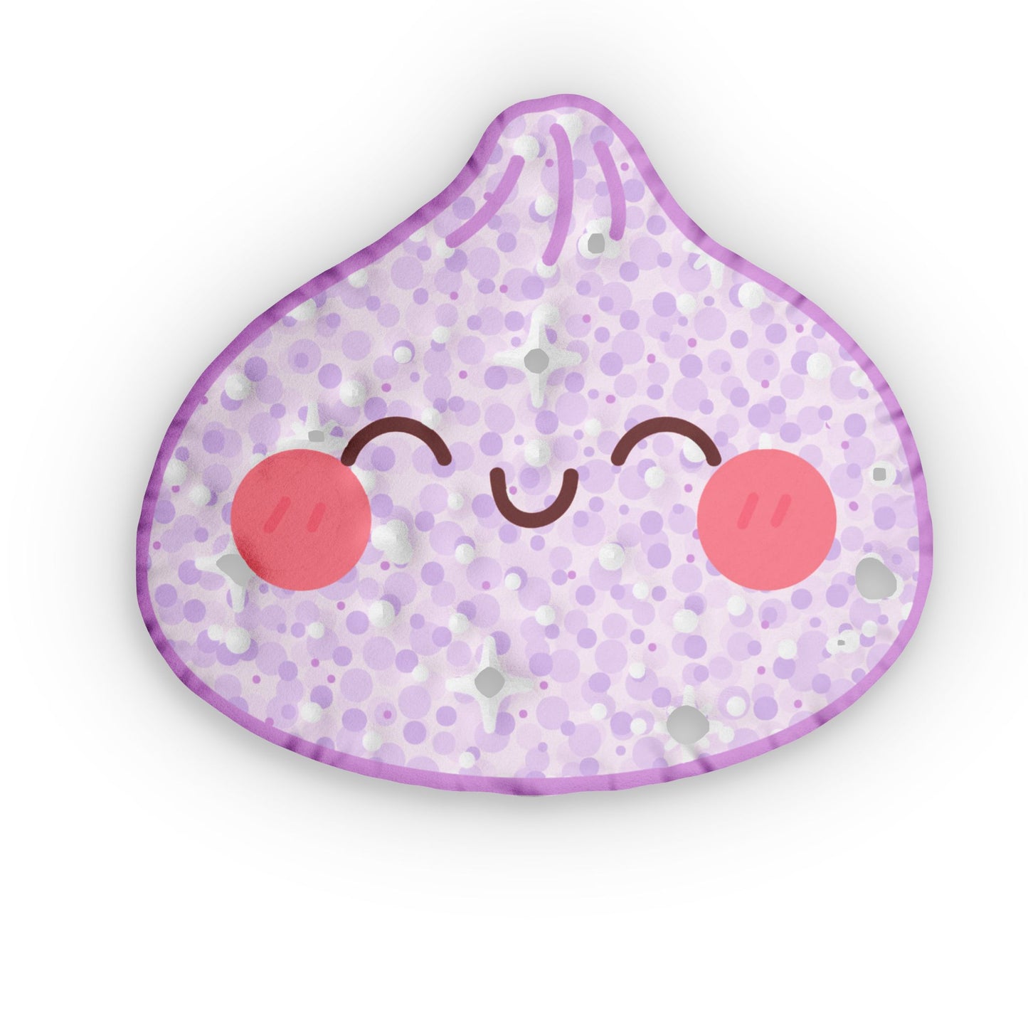 Purple Dumpling Shaped Pillow