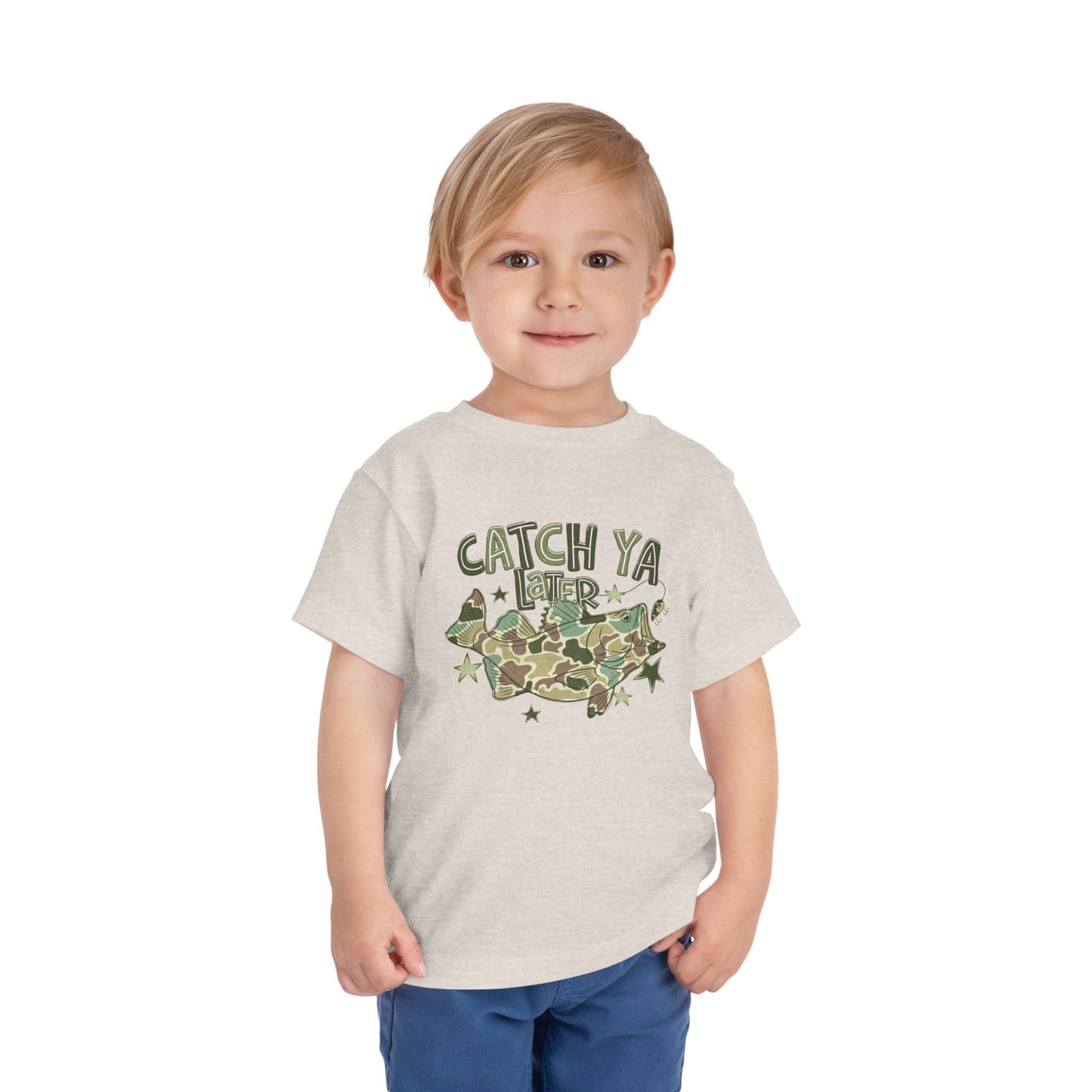 Toddler Tee — "Catch Ya Later" Camo