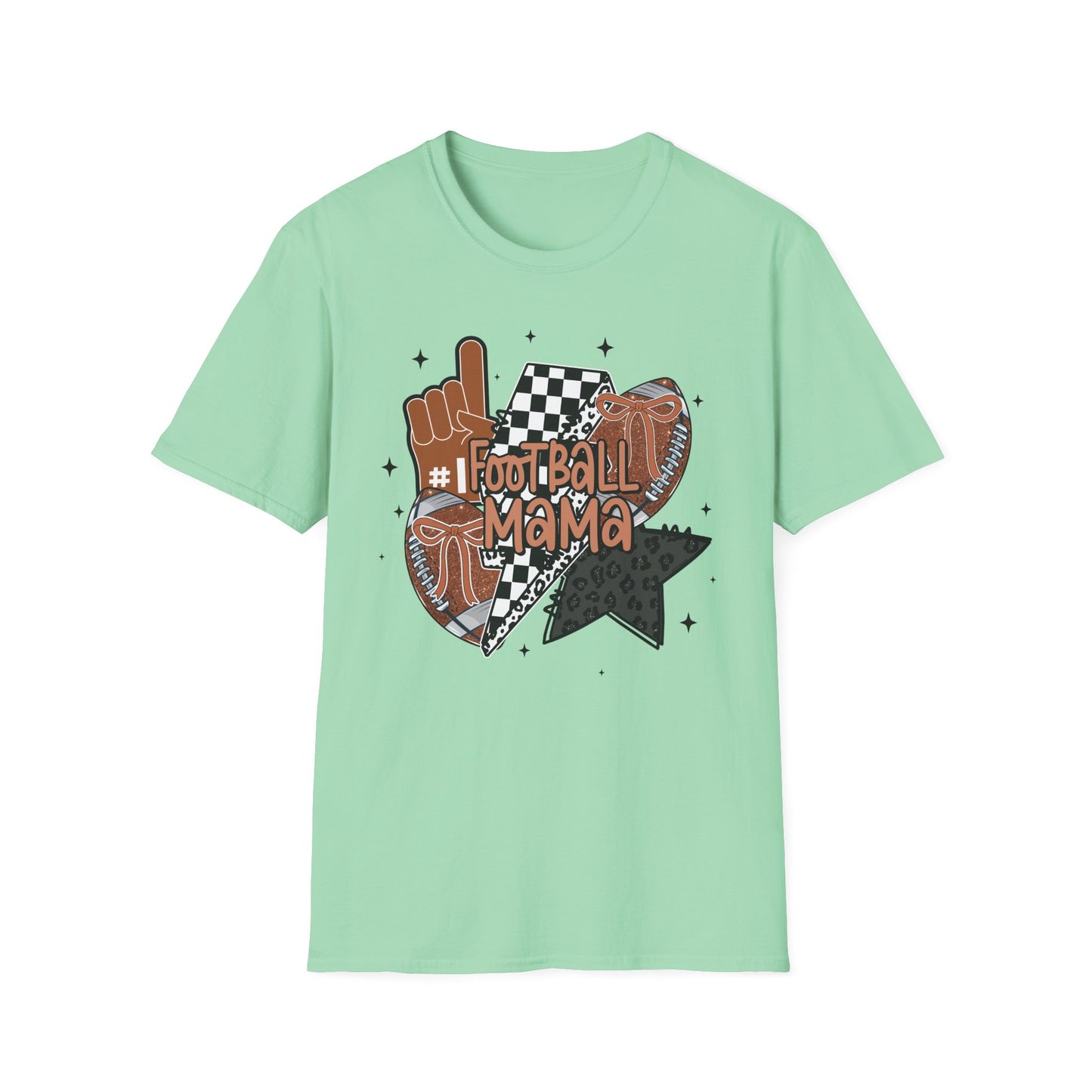 Football Mama Checkered