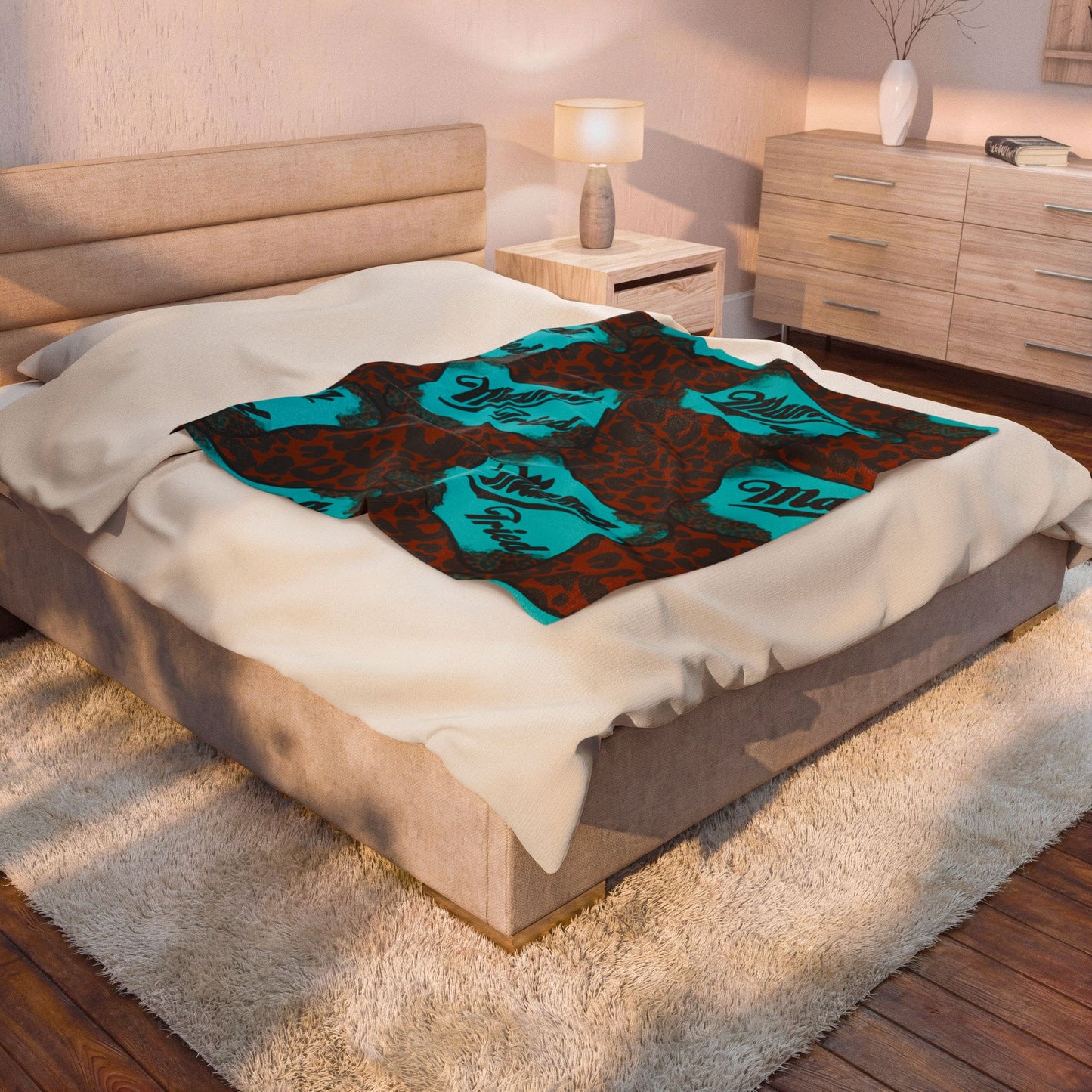 Mama Tried Velveteen Plush Blanket