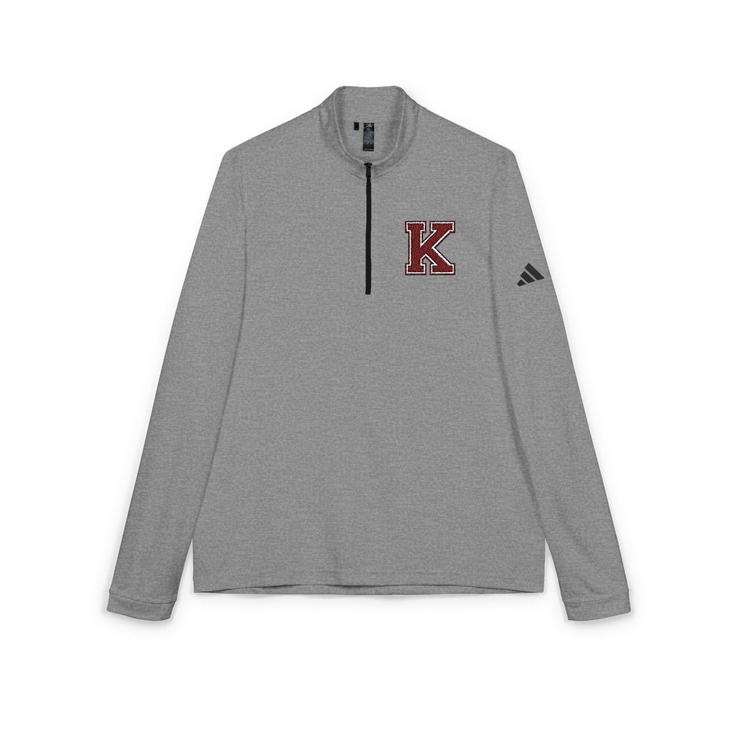 Embroidered 'K' adidas Quarter-Zip Pullover — Lightweight Performance Top