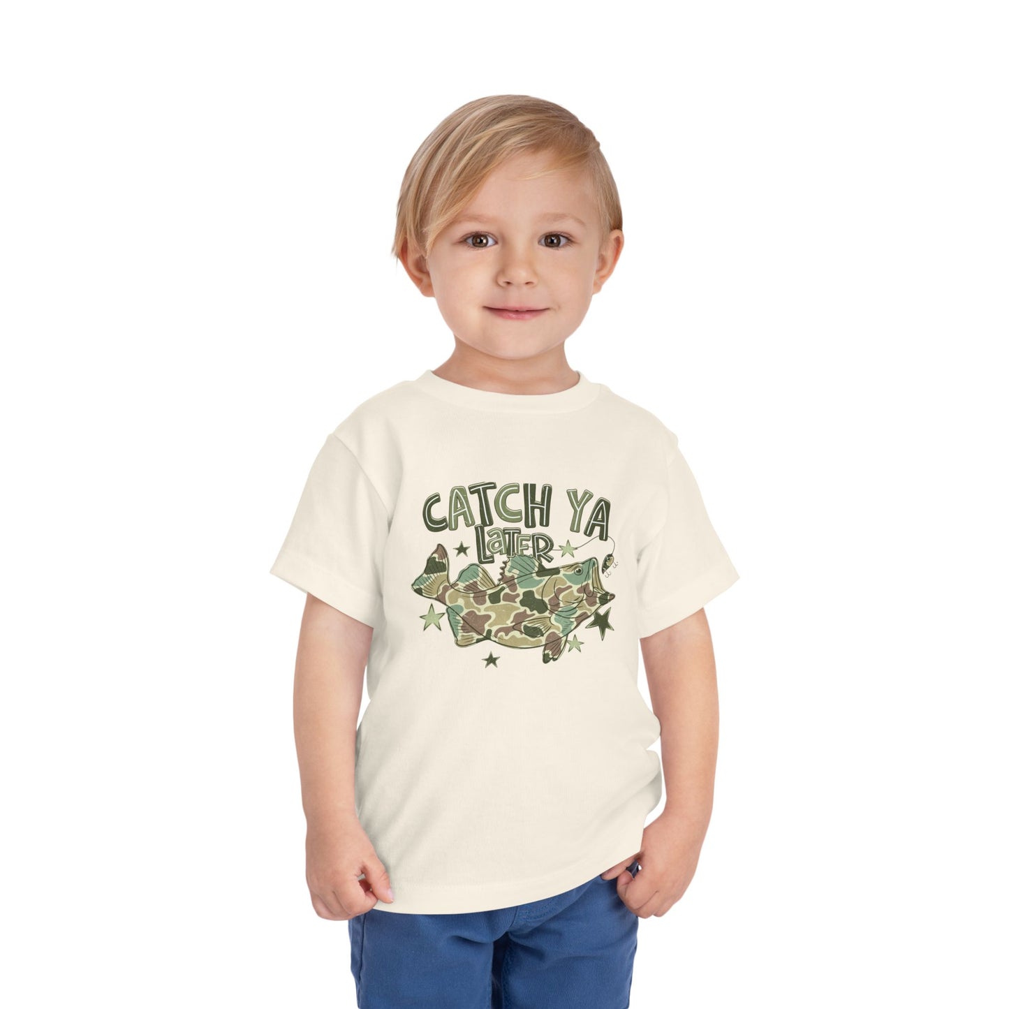 Toddler Tee — "Catch Ya Later" Camo