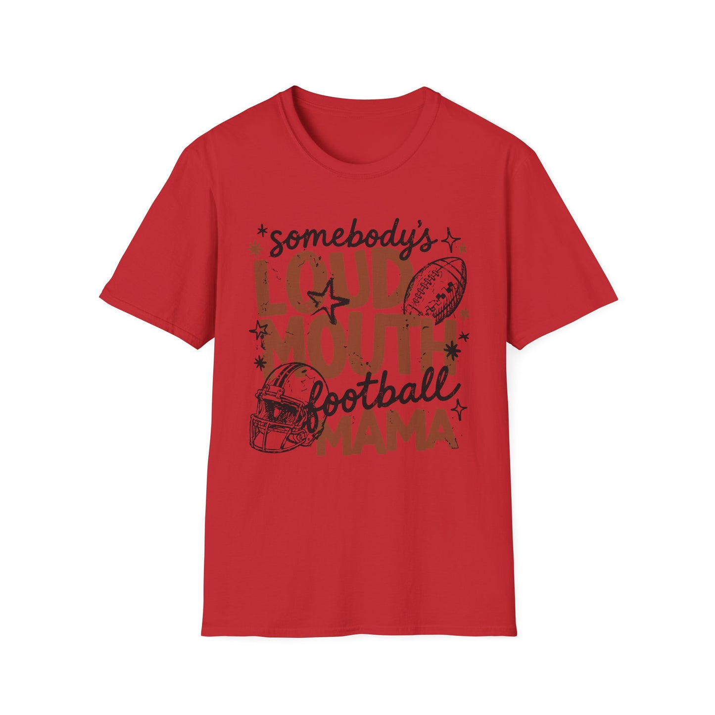 Loud Mouth Football Mama T-Shirt