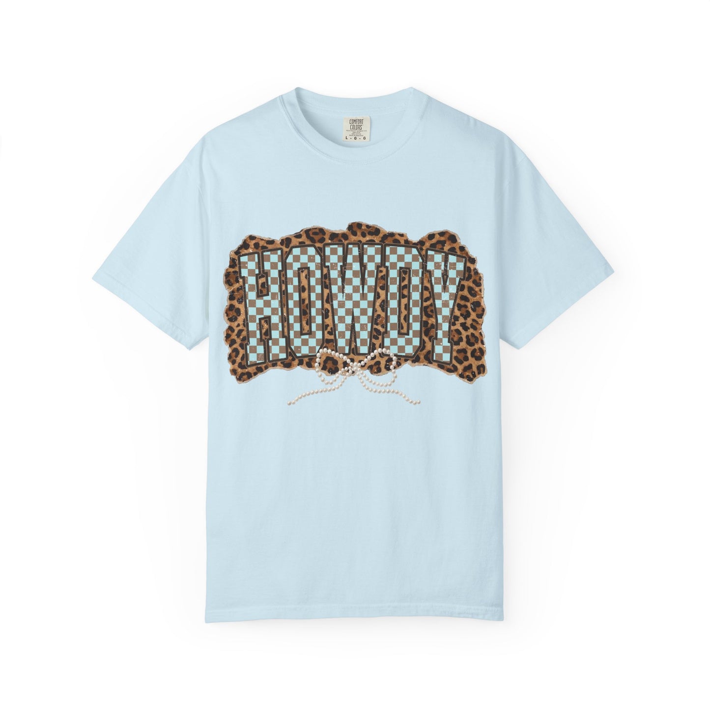 Howdy Leopard Patch T-Shirt Graphic Tee