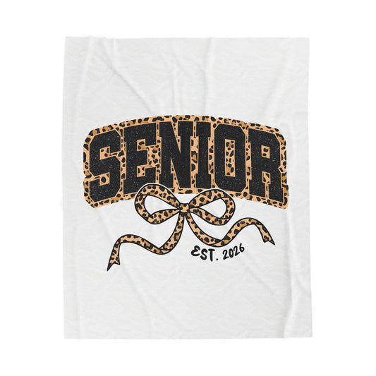 Senior Leopard Print Blanket
