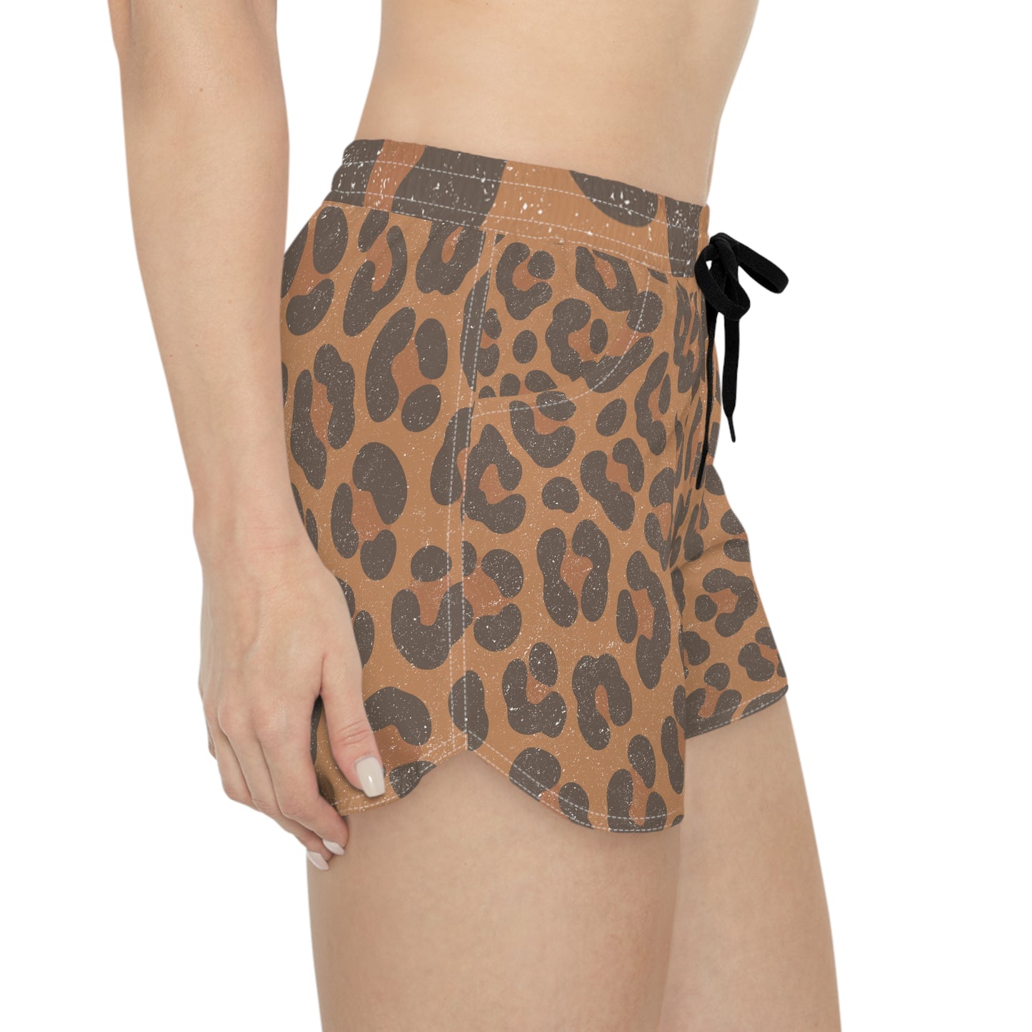Leopard Print Lounge Shorts