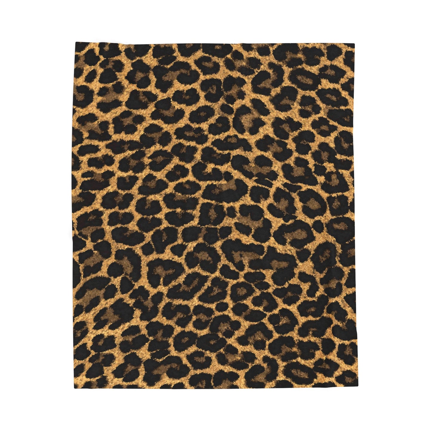 Leopard Print Plush Blanket