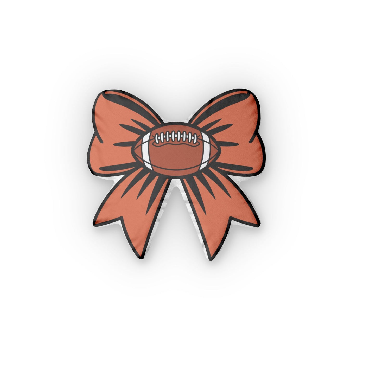 Football Bow Shaped Pillow