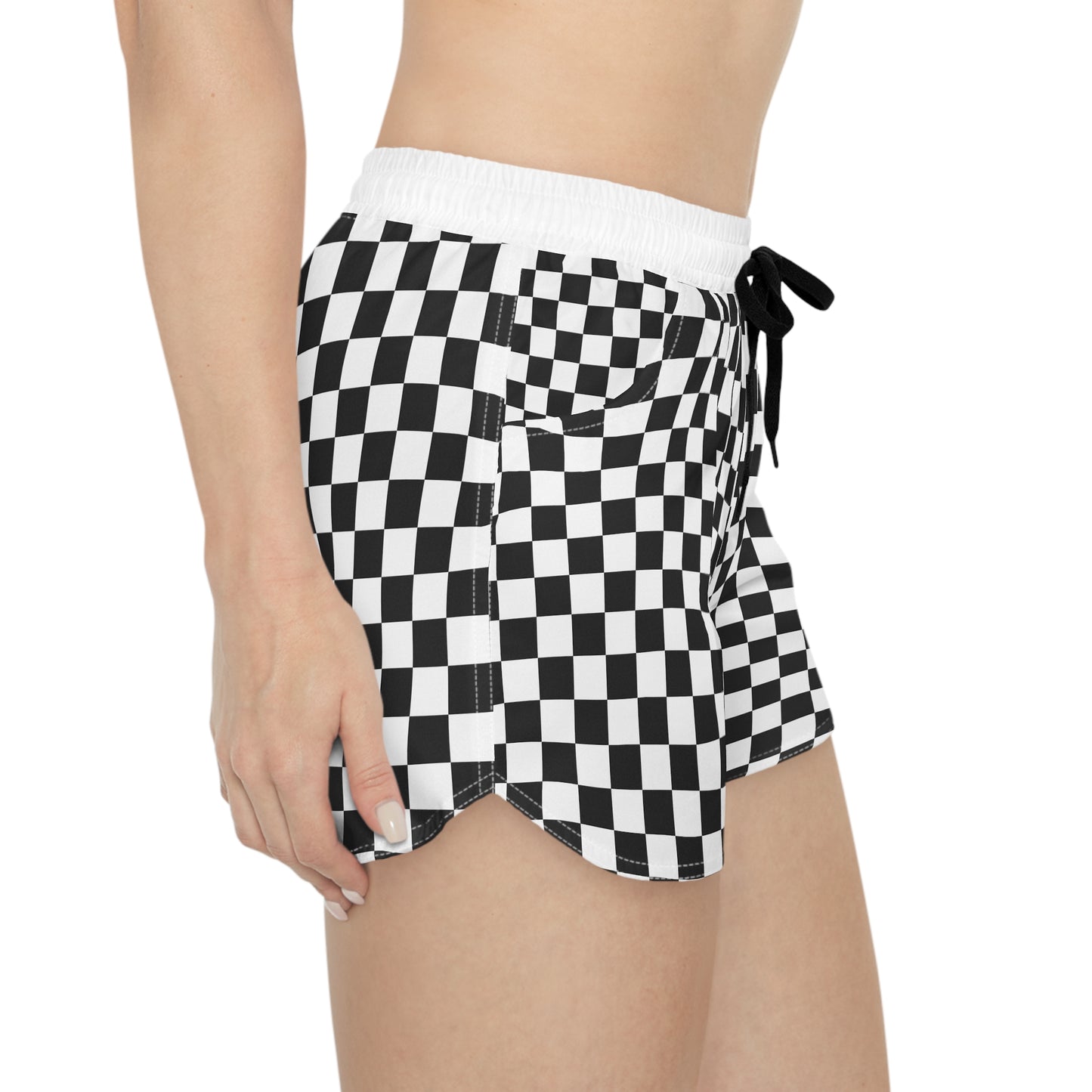 Checkerboard Women's Casual Shorts