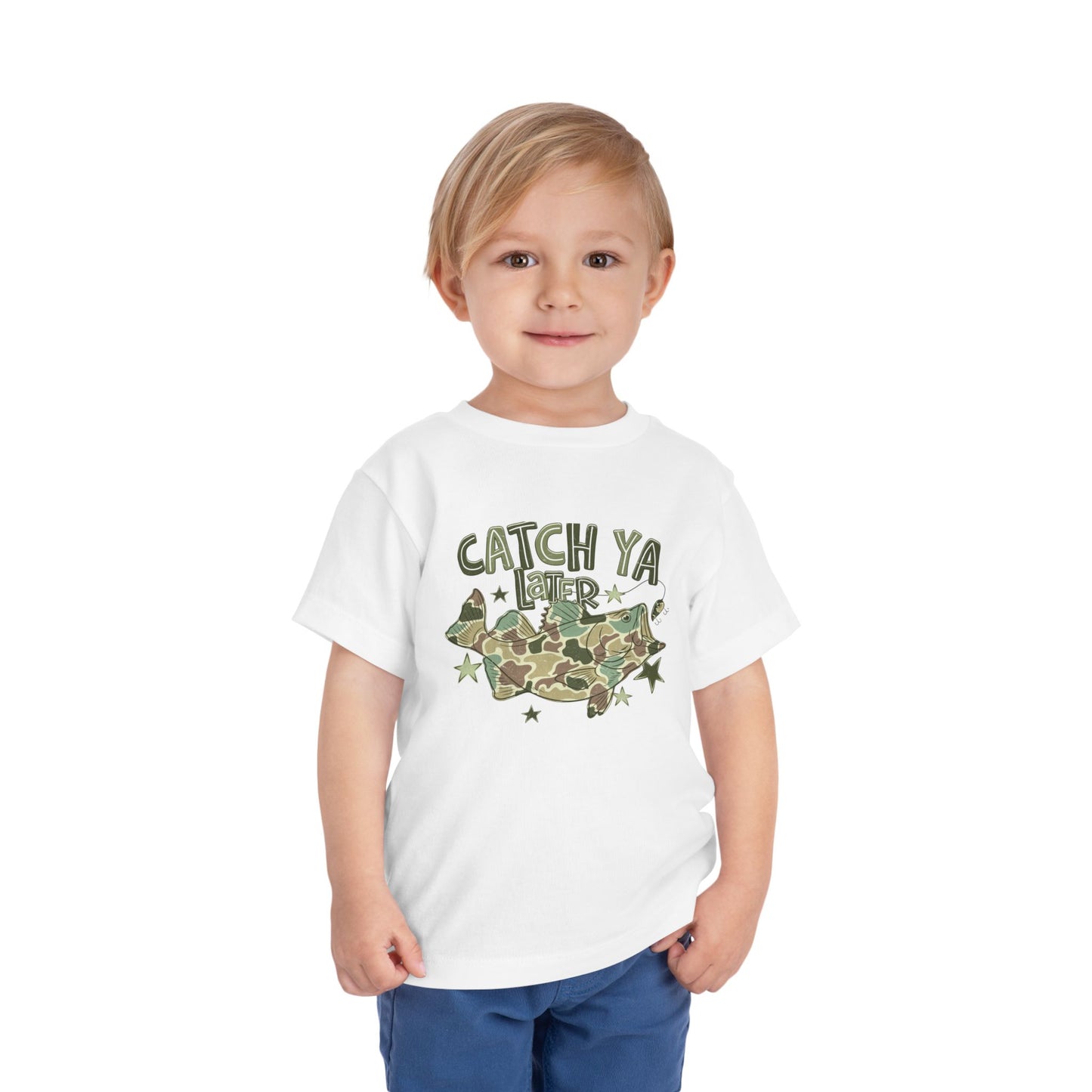 Toddler Tee — "Catch Ya Later" Camo