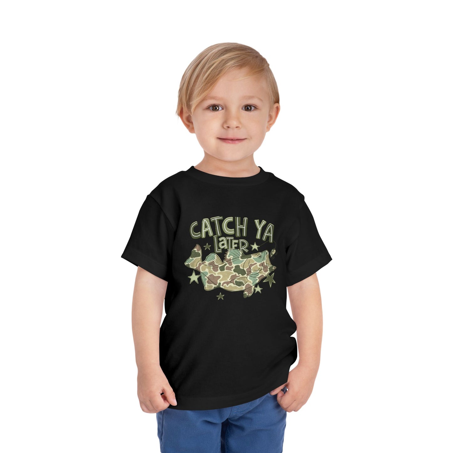 Toddler Tee — "Catch Ya Later" Camo