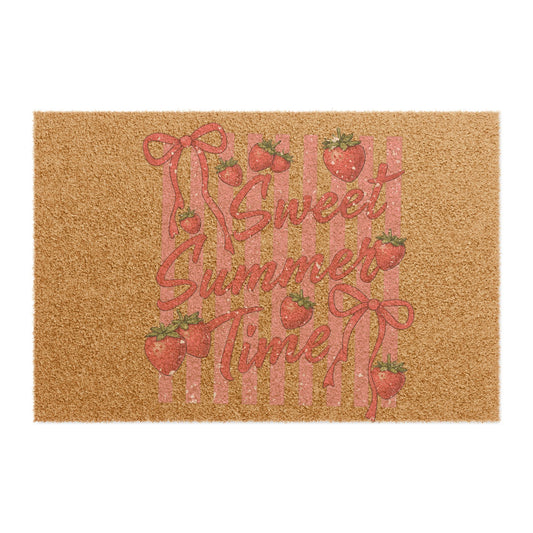 Doormat - Sweet Summer Time Strawberry Welcome Mat