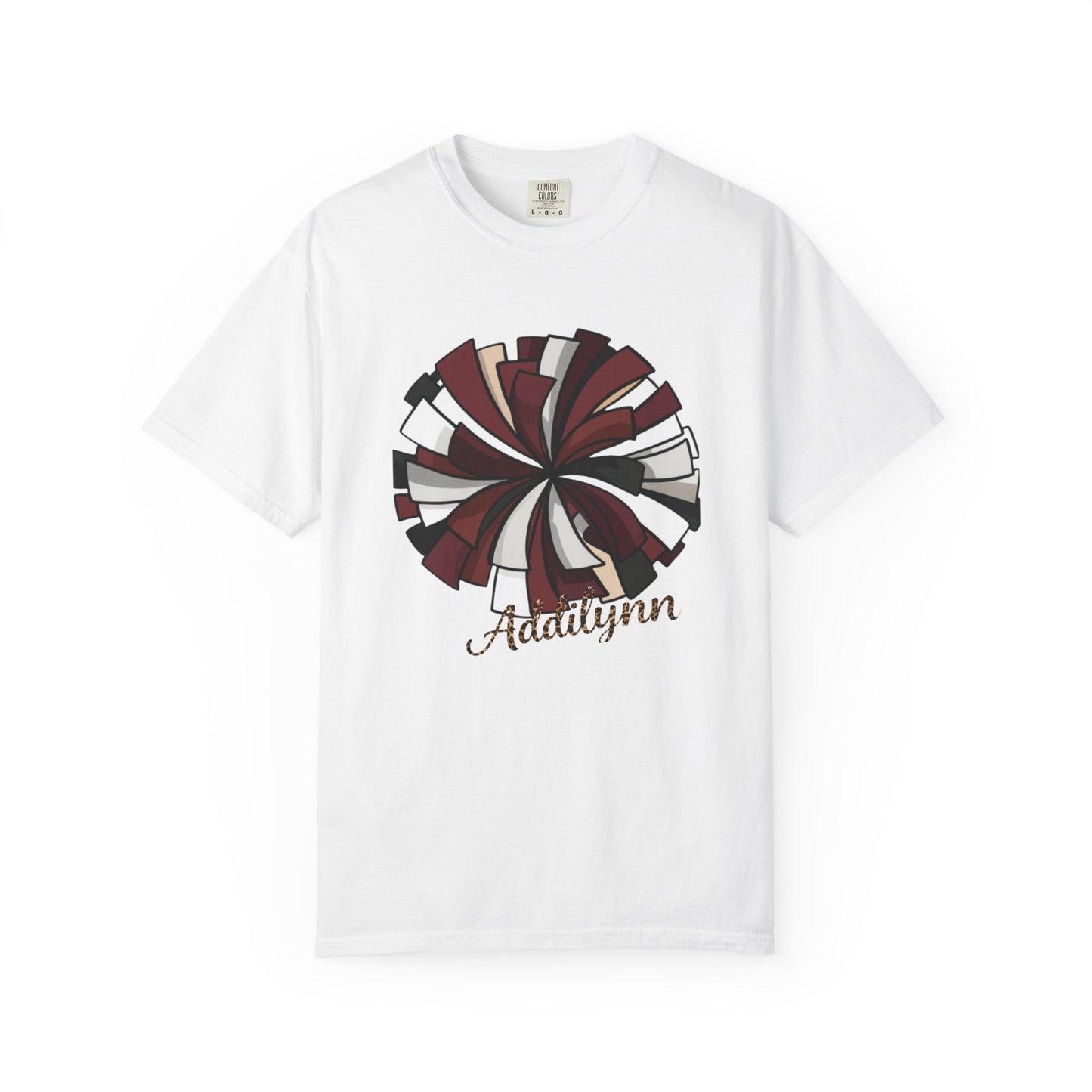 Personalized Peppermint Swirl T-Shirt — Custom Name Holiday Tee