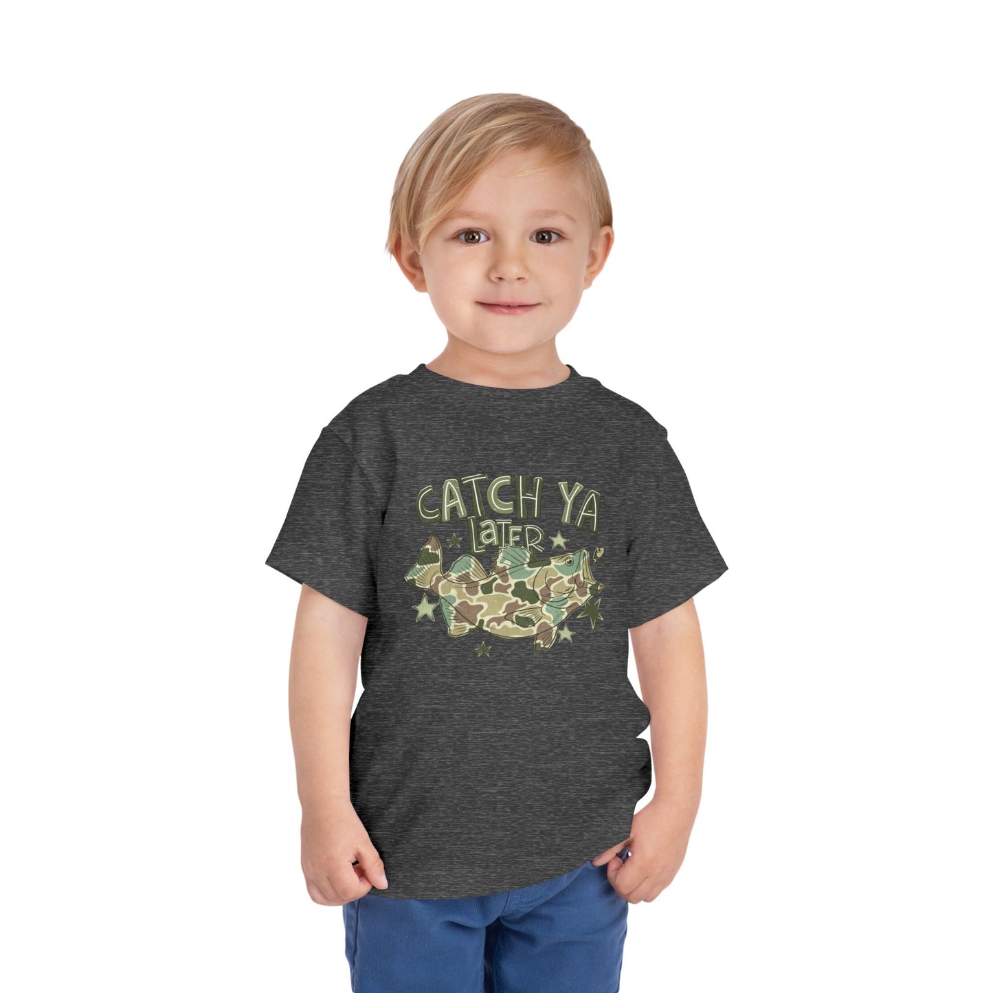 Toddler Tee — "Catch Ya Later" Camo