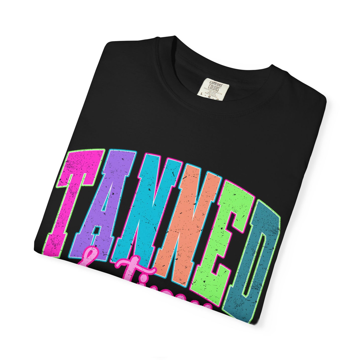 "Tanned & Tipsy" Colorful Beach Graphic Tee