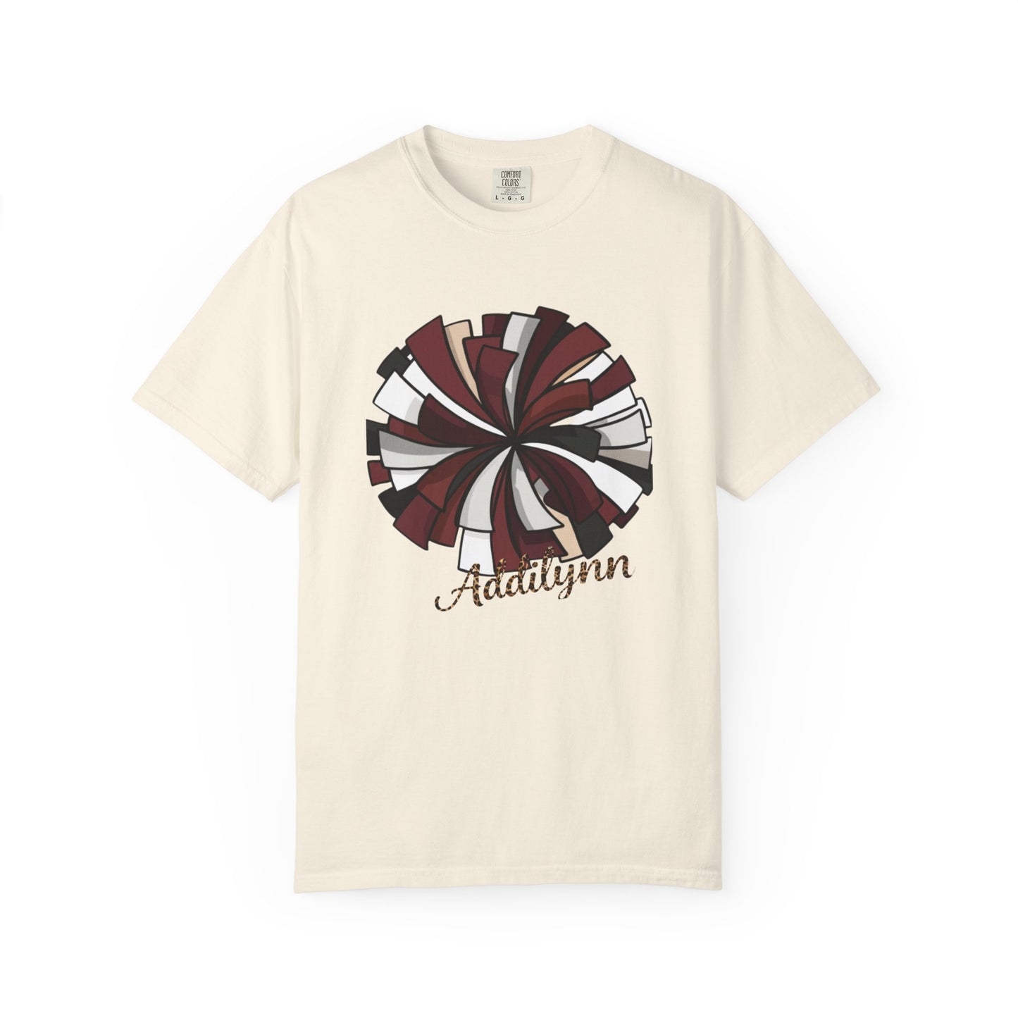 Personalized Peppermint Swirl T-Shirt — Custom Name Holiday Tee
