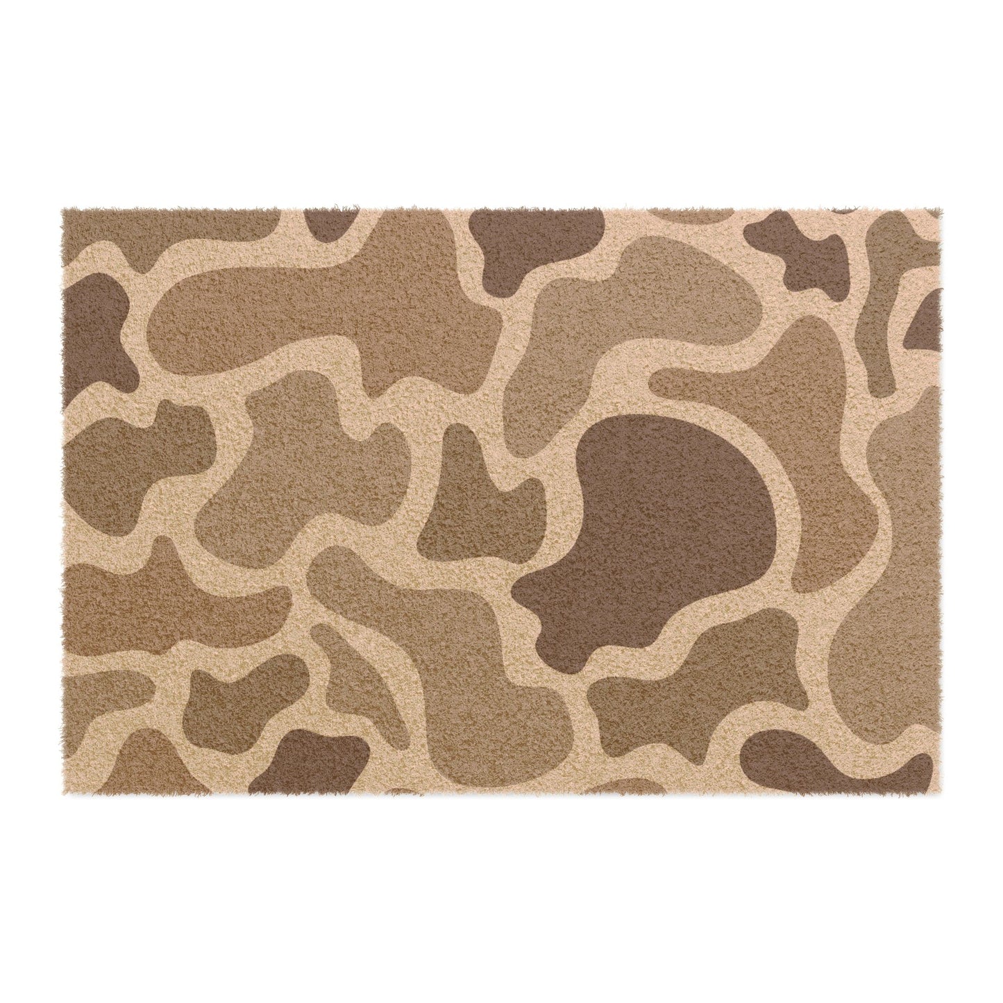 Camouflage Doormat — Brown Camo Outdoor Entry Rug