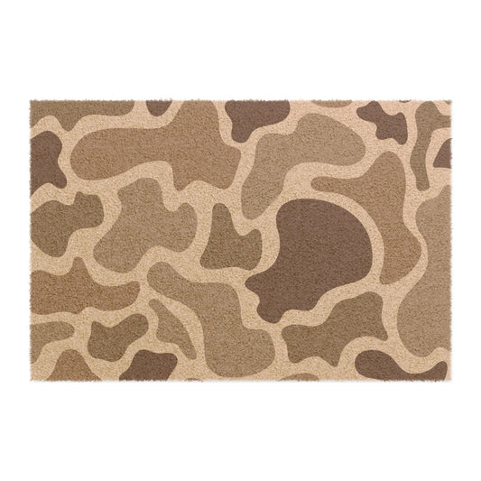 Camouflage Doormat — Brown Camo Outdoor Entry Rug