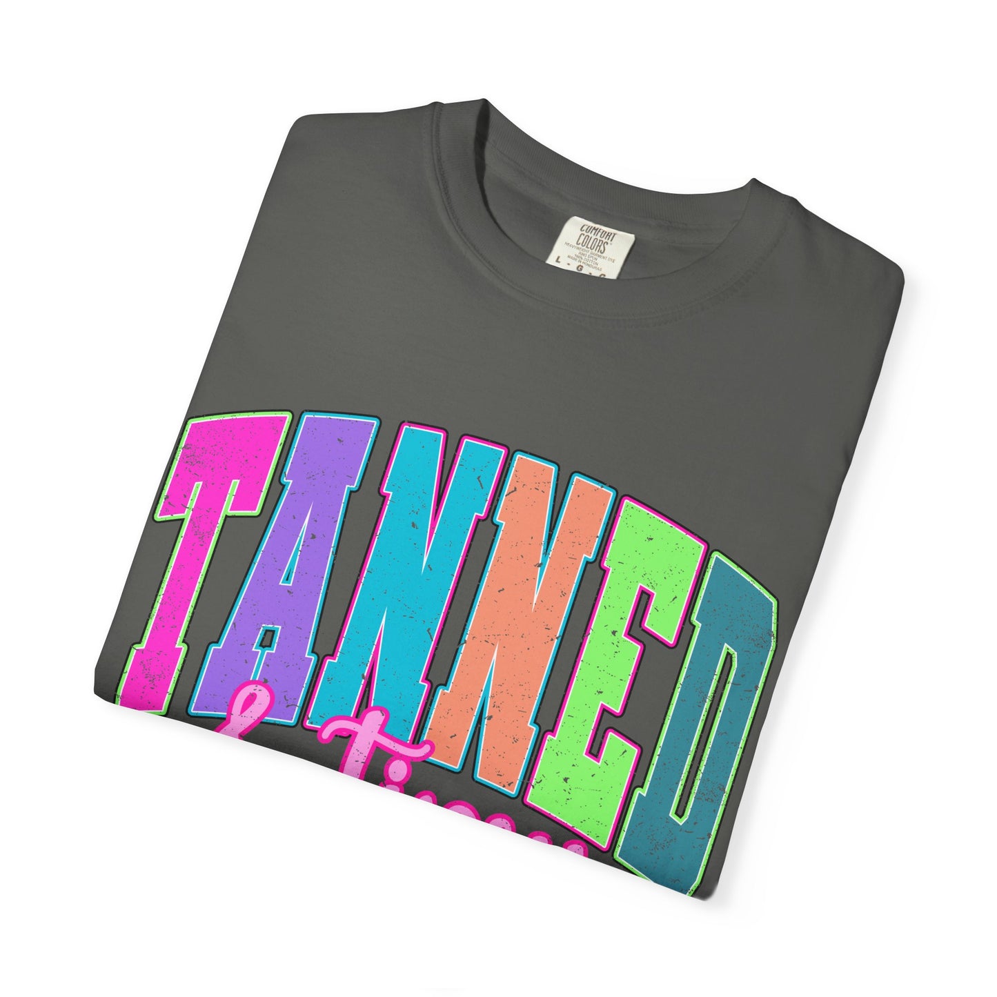 "Tanned & Tipsy" Colorful Beach Graphic Tee