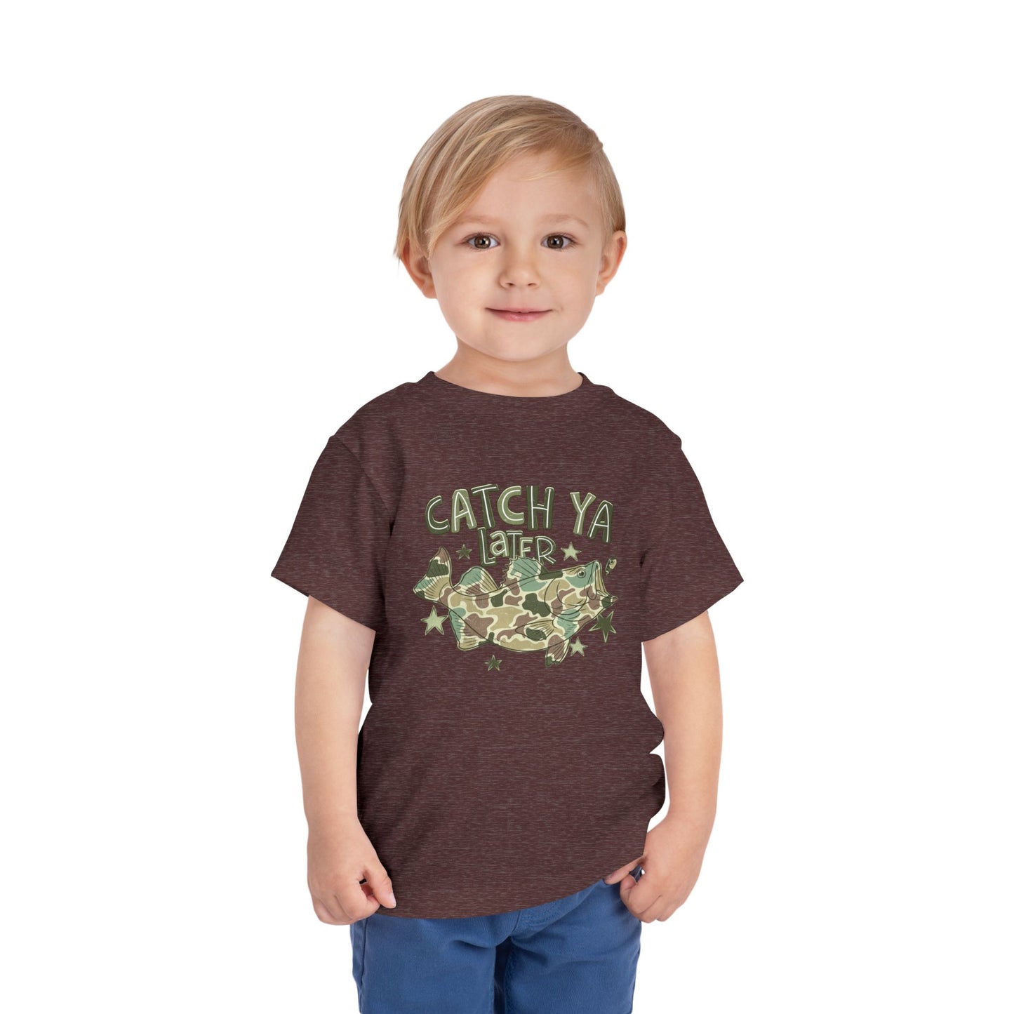Toddler Tee — "Catch Ya Later" Camo