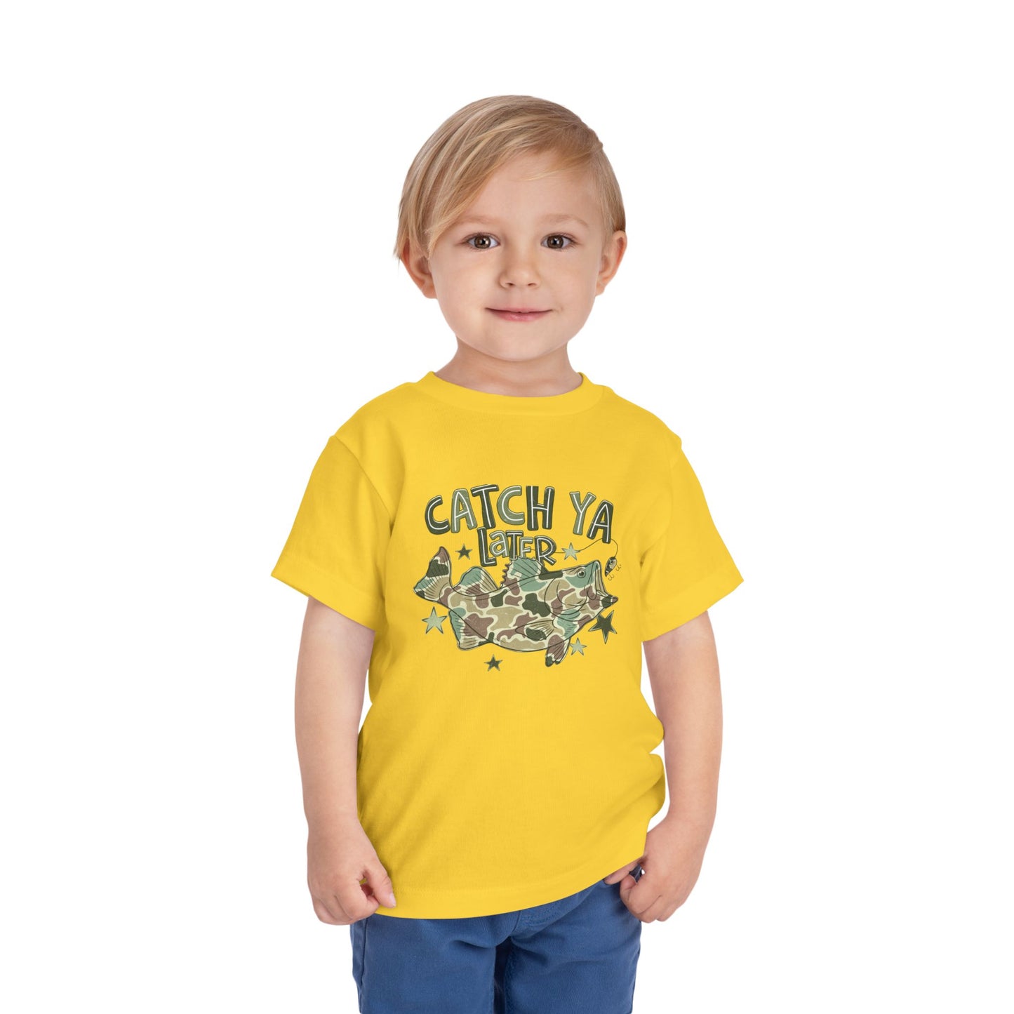 Toddler Tee — "Catch Ya Later" Camo