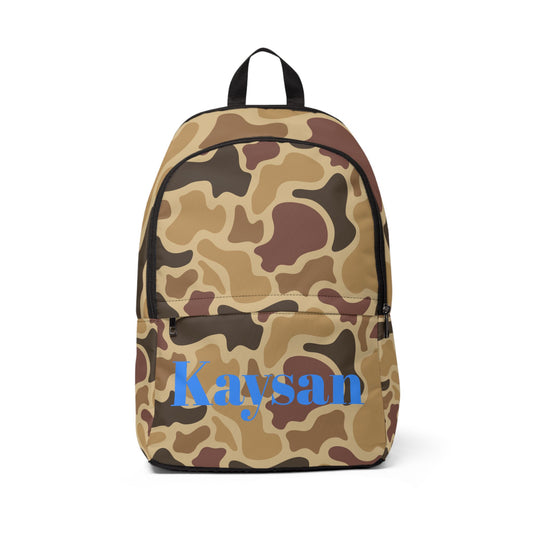 Camo Personalized Backpack