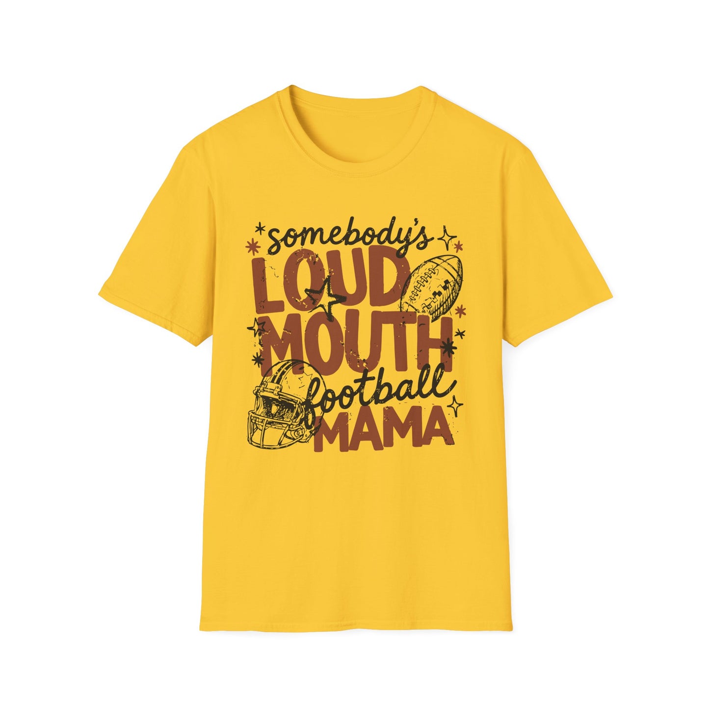 Loud Mouth Football Mama T-Shirt