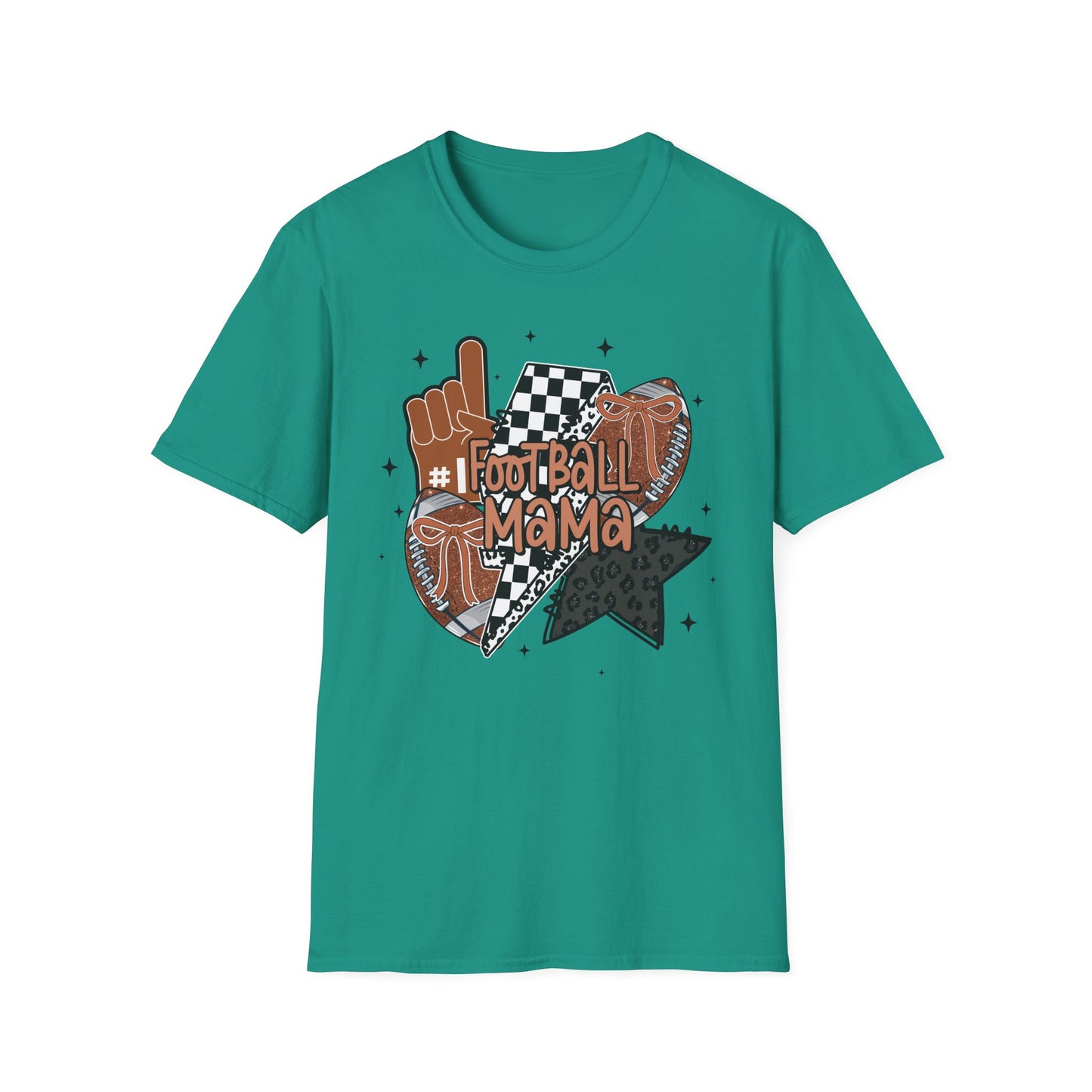 Football Mama Checkered