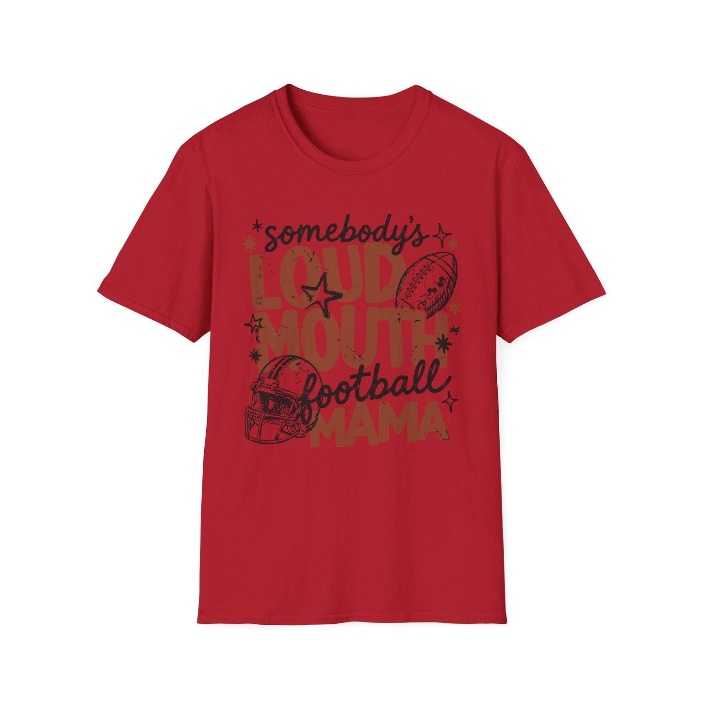 Loud Mouth Football Mama T-Shirt