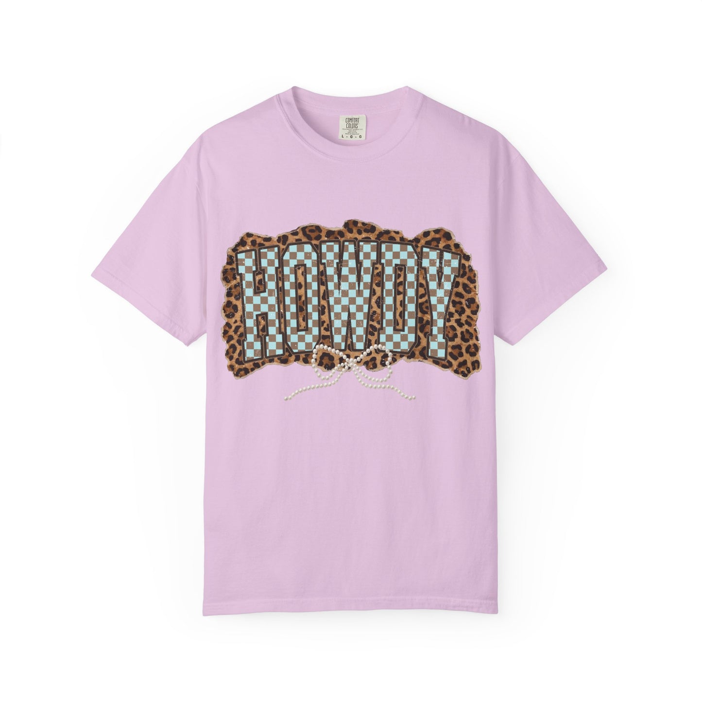 Howdy Leopard Patch T-Shirt Graphic Tee