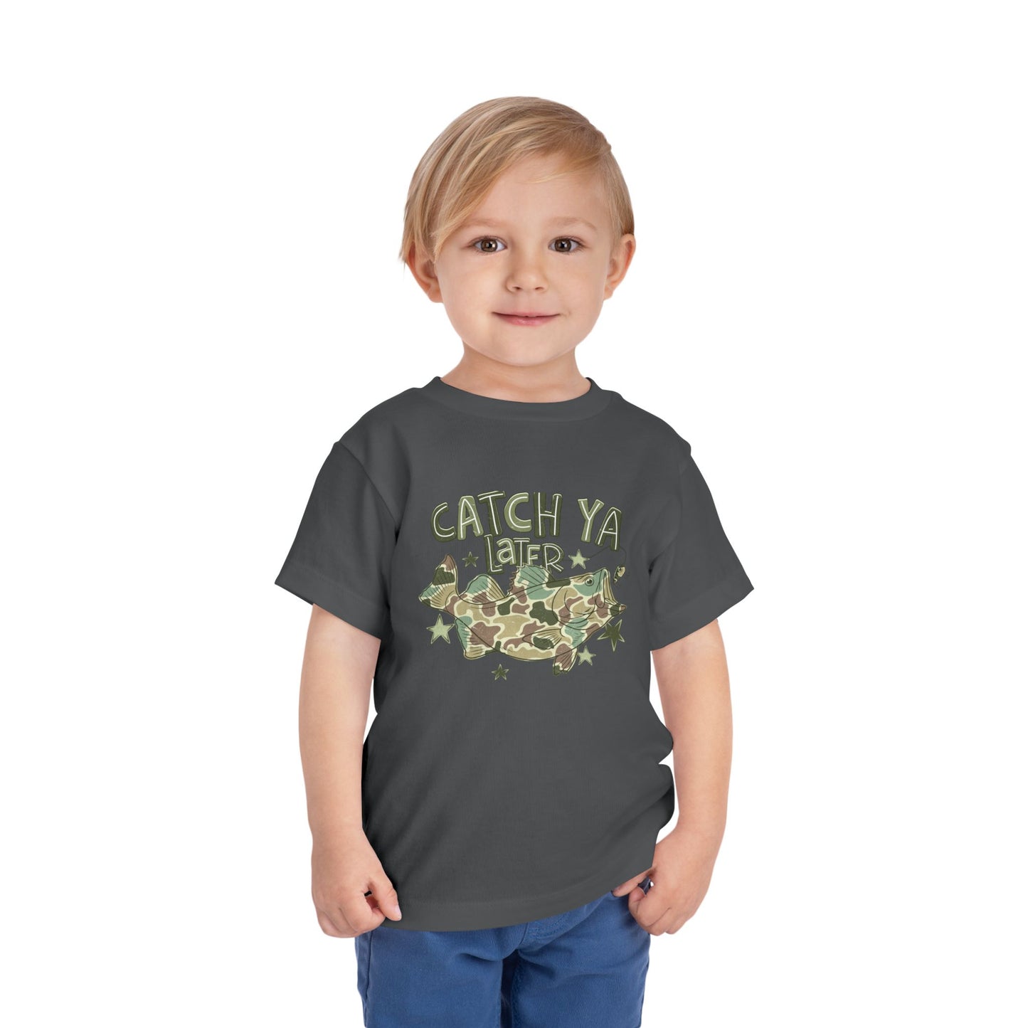 Toddler Tee — "Catch Ya Later" Camo