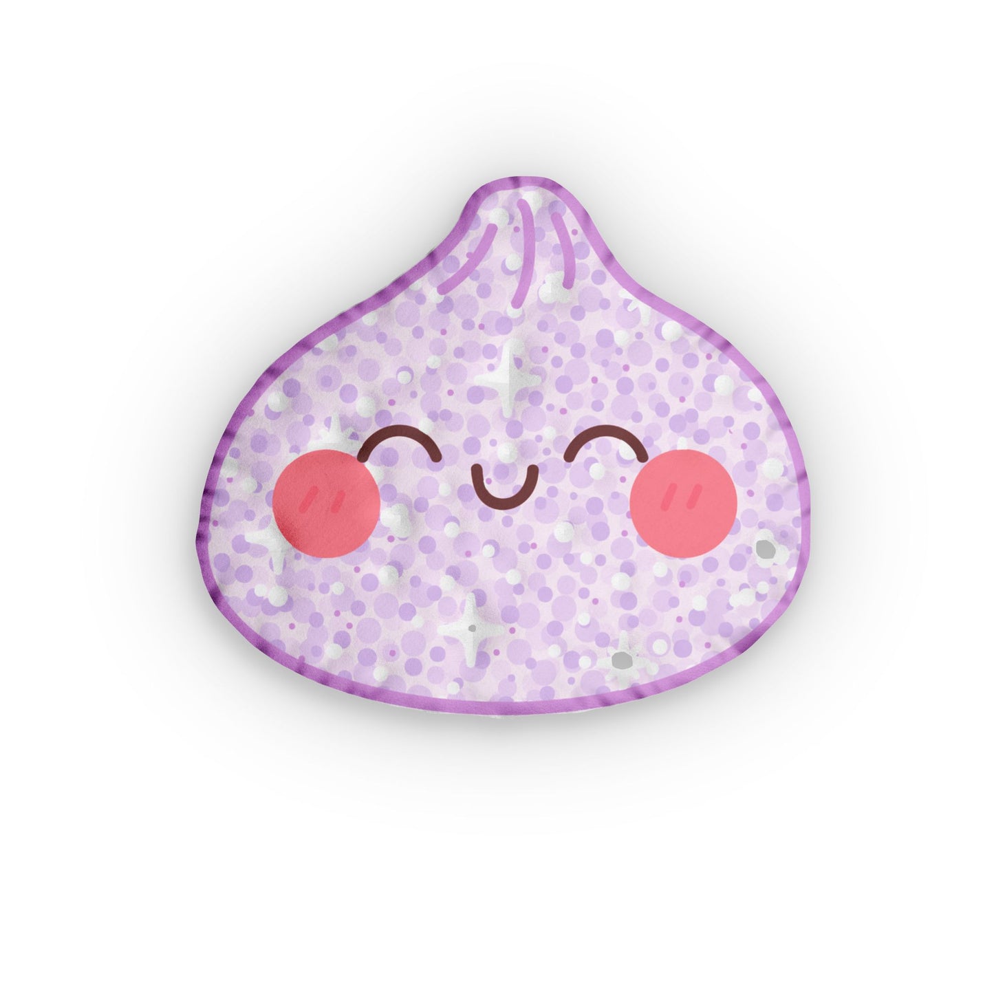 Purple Blossom Custom Shaped Pillow