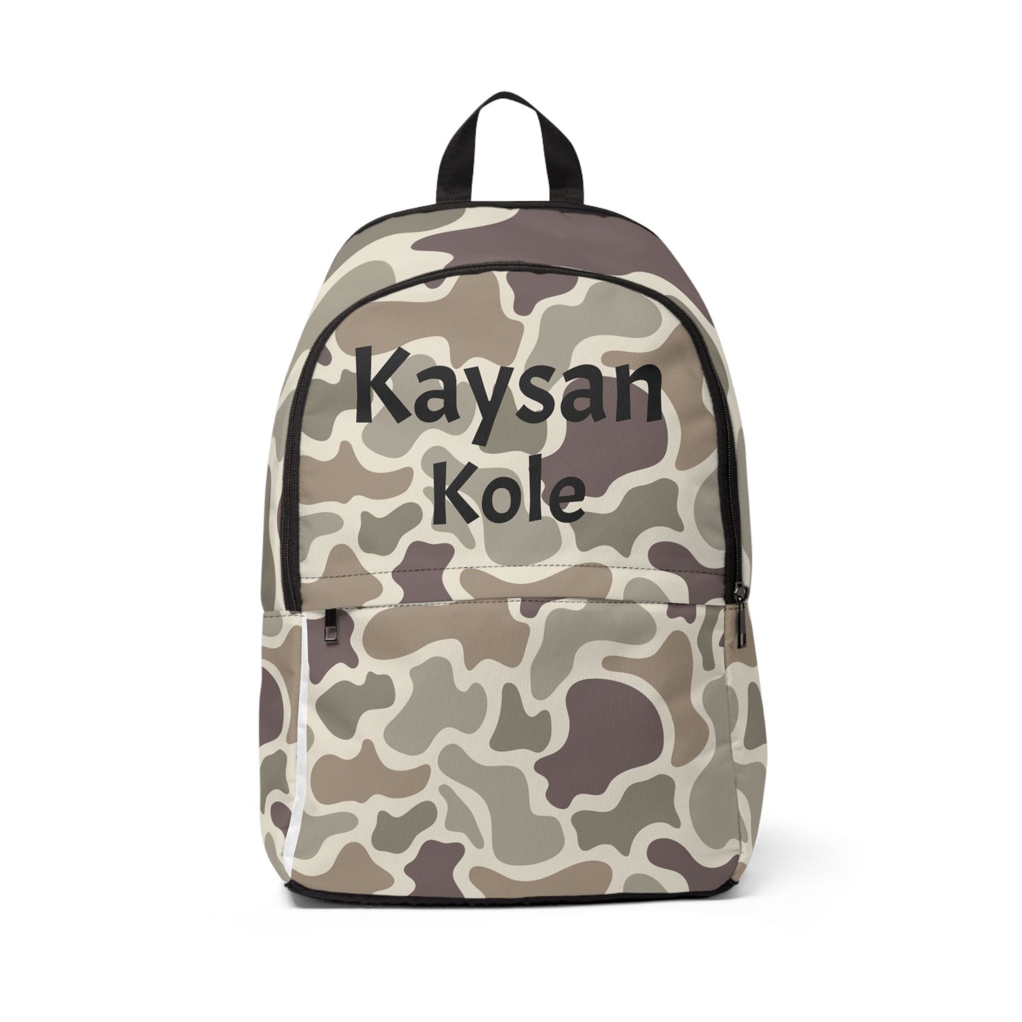 Personalized Camo Backpack