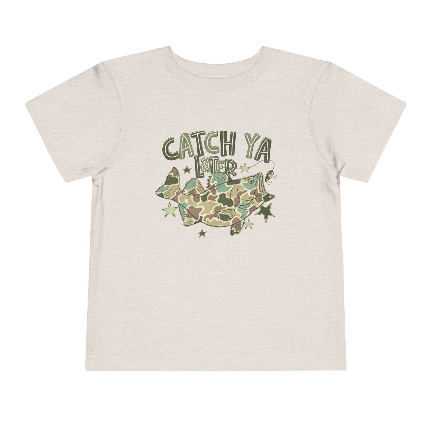 Toddler Tee — "Catch Ya Later" Camo