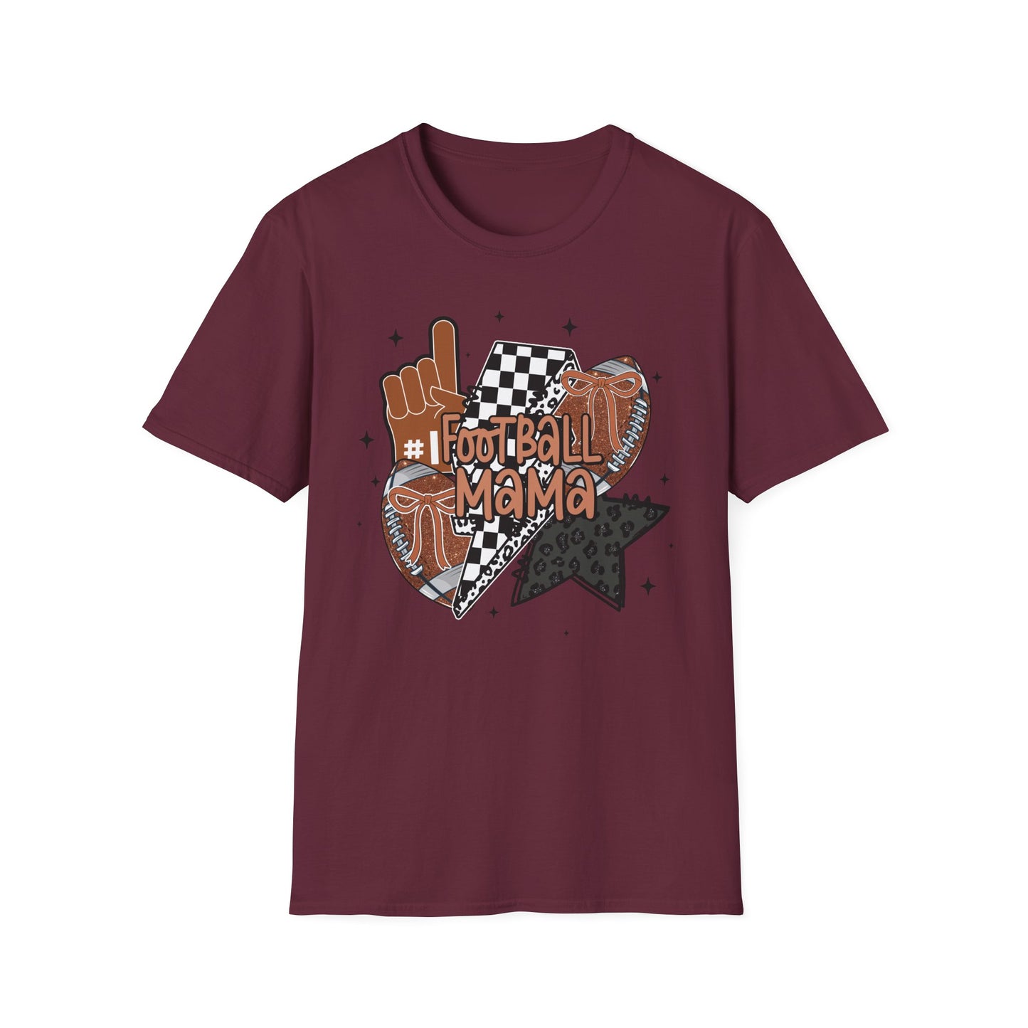Football Mama Checkered