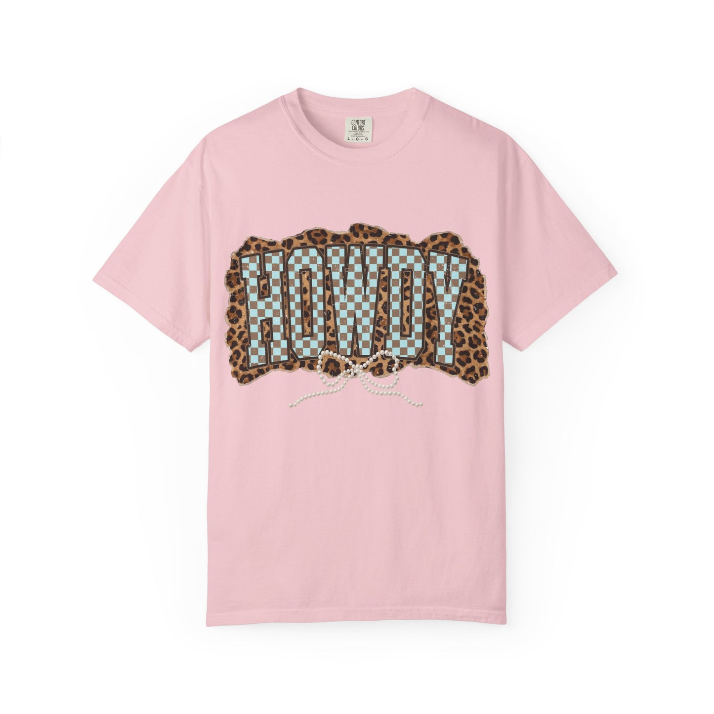 Howdy Leopard Patch T-Shirt Graphic Tee