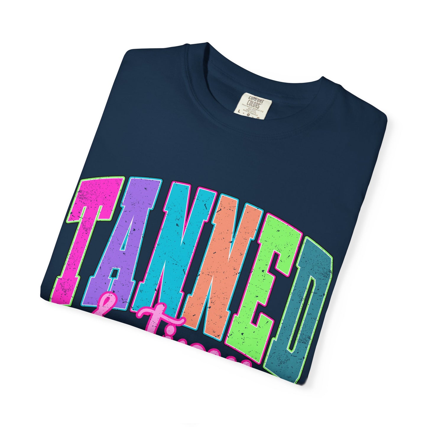 "Tanned & Tipsy" Colorful Beach Graphic Tee