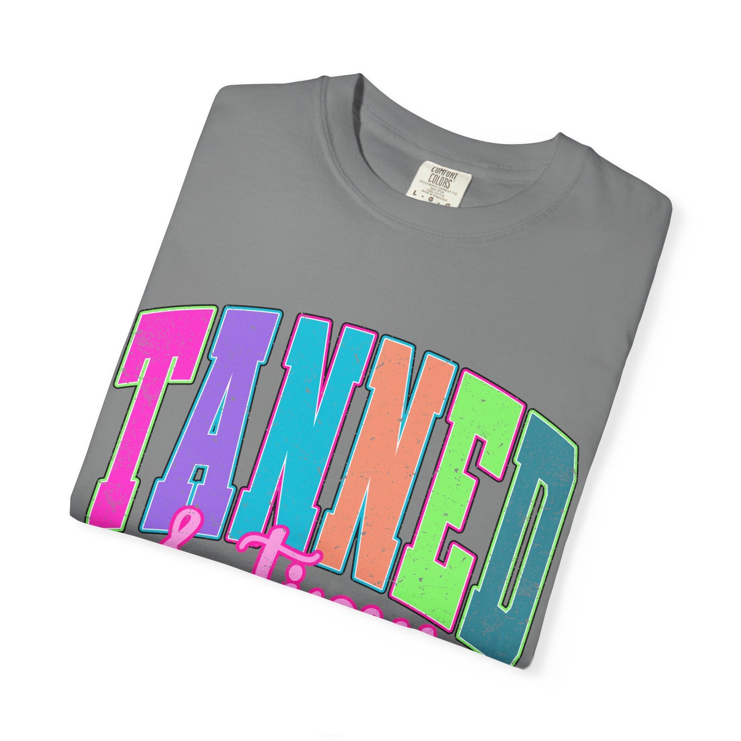 "Tanned & Tipsy" Colorful Beach Graphic Tee
