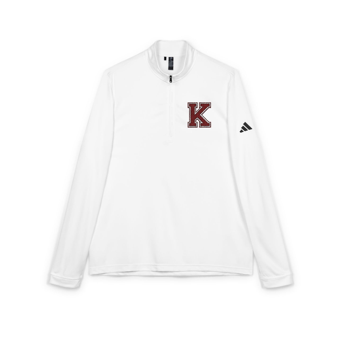 Embroidered 'K' adidas Quarter-Zip Pullover — Lightweight Performance Top