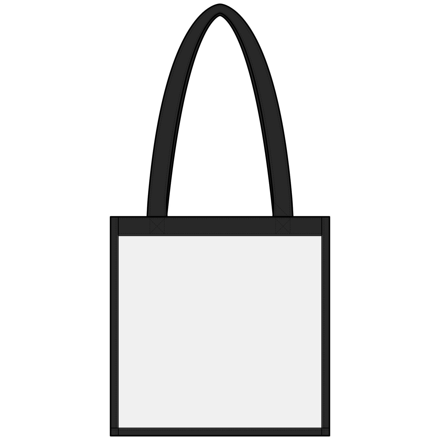 Graduation Clear Stadium Tote — Pink Grad Cap Design