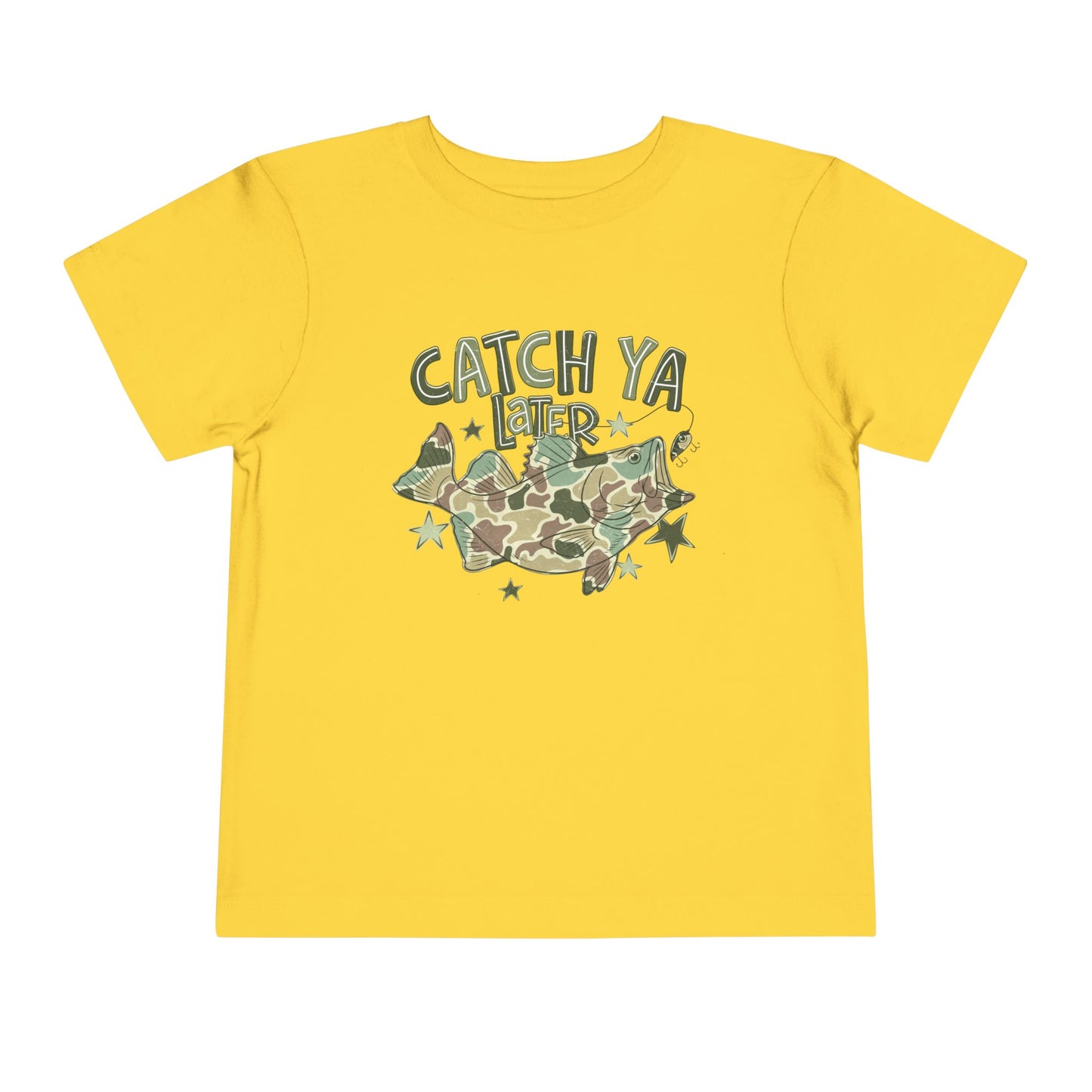 Toddler Tee — "Catch Ya Later" Camo