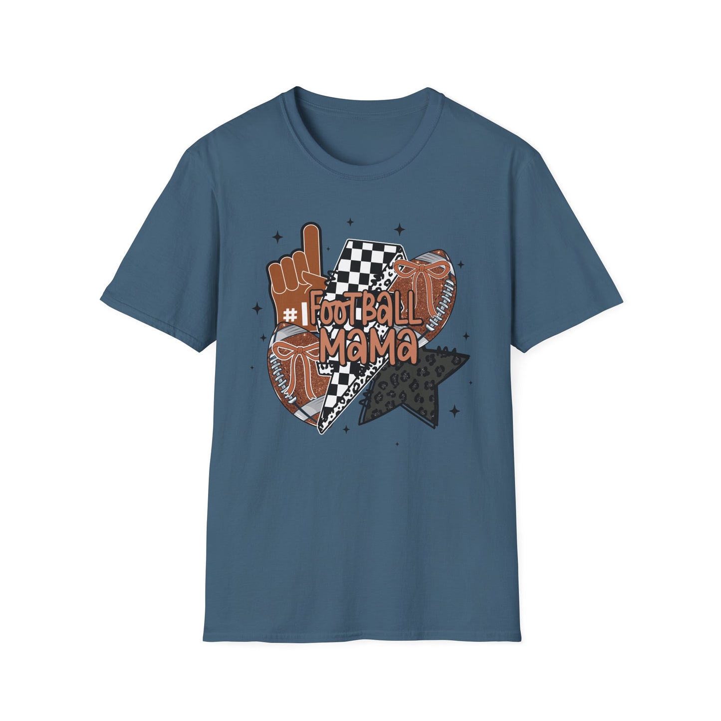 Football Mama Checkered