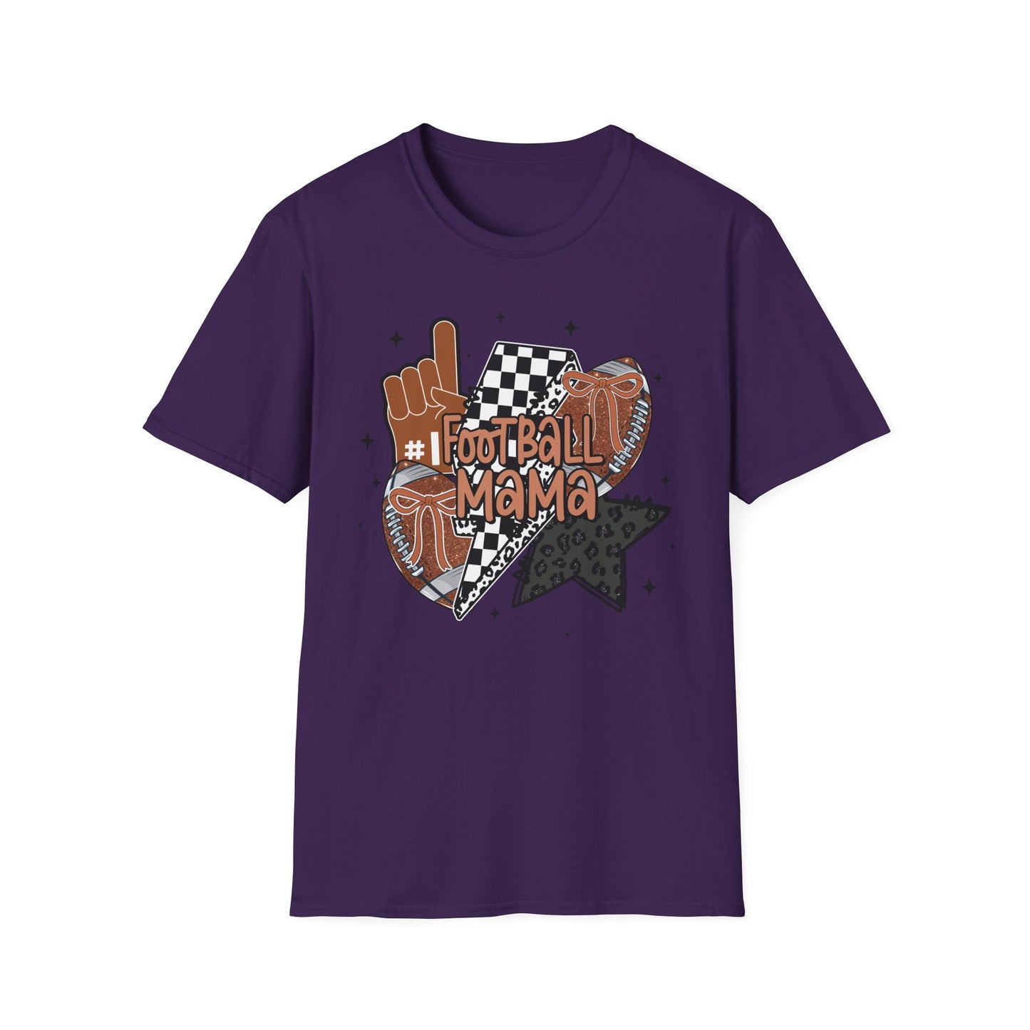 Football Mama Checkered