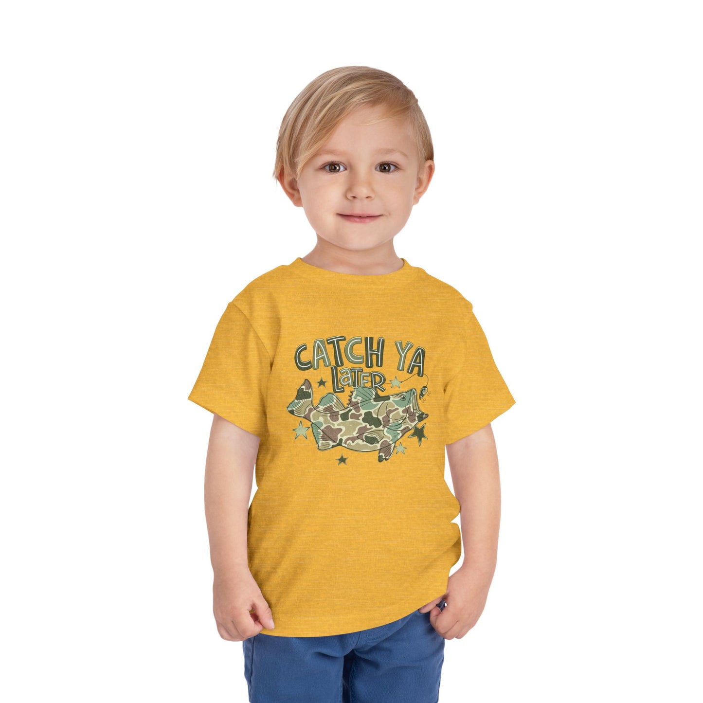 Toddler Tee — "Catch Ya Later" Camo