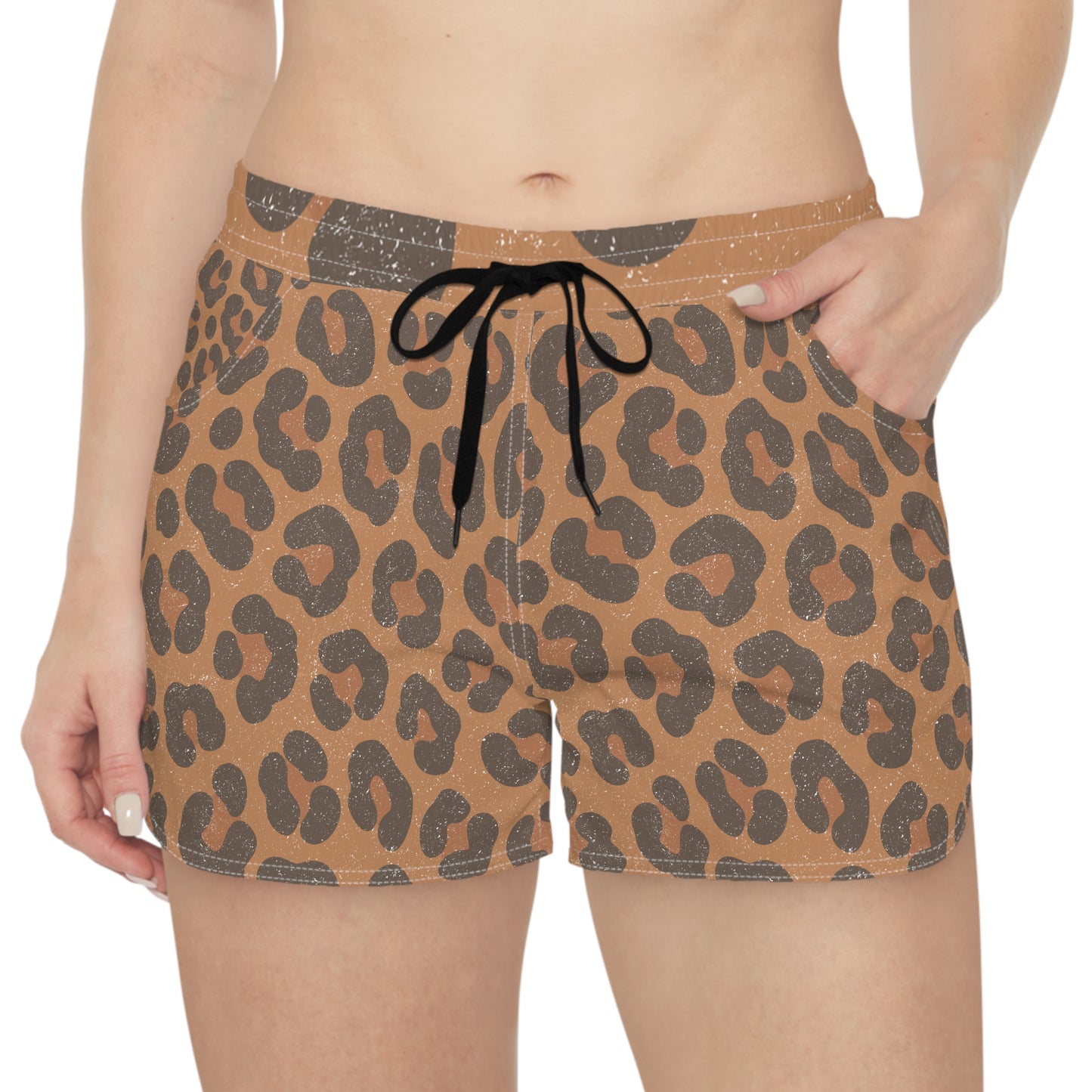 Leopard Print Lounge Shorts
